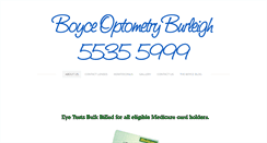 Desktop Screenshot of boyceoptometry.com